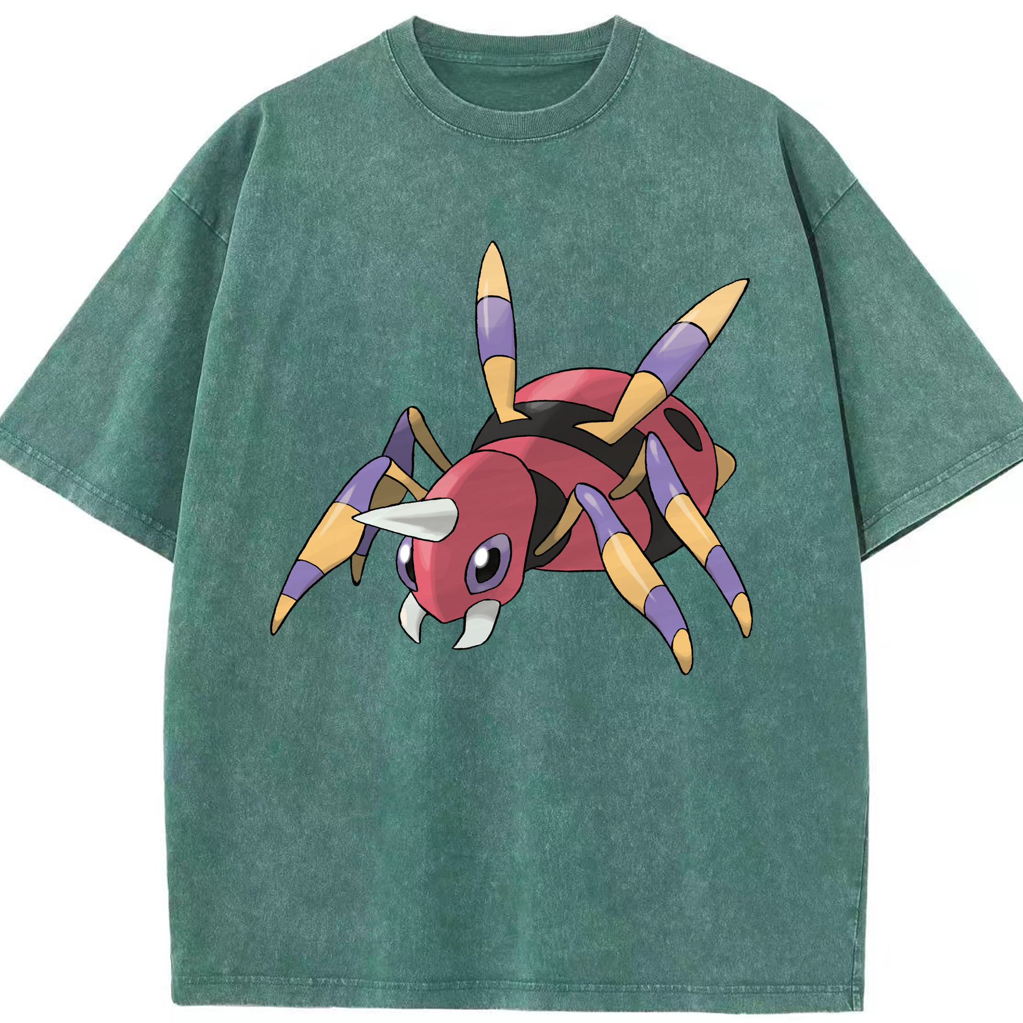 （画像用） ポケットモンスター Pokémon 綿100% ヴィンテージ風 半袖Tシャツ（フロントプリント）
